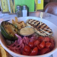 Grilled avacado was a nice addition to this pad Thai.  at Beertown Public House East Gwillimbury in East Gwillimbury