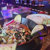 Veggie fajitas at Senoritas Cantina - Dearborn in Chicago