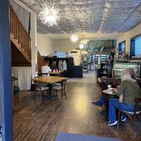 Cozy morning spot for coffee and treats!  at Artisan Bakery & Cafe in Ouray