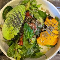 Organic salad  at Cafe The Bethel in North Sydney