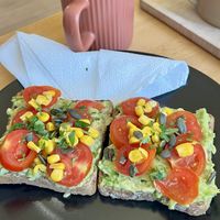 Avocado toast (two pieces as standard)   at Aromal - Magnet in Tirana