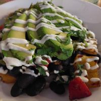 Polenta topped with tons of good stuff at Wish Tree in North Adams