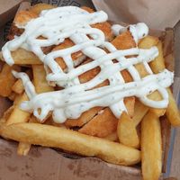 Vish and Chips at Liners Food in Hannover