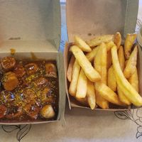 Currywurst menu at Liners Food in Hannover