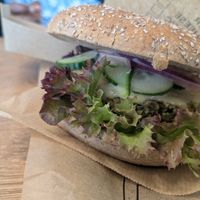 spinach patty at Liners Food in Hannover