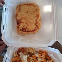 Beer battered burger at Moody Mike's Cafe in Lexington