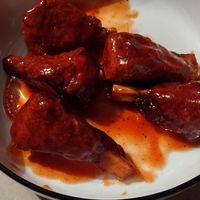 Honey barbecue "wings" at Moody Mike's Cafe in Lexington