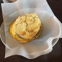 Sausage egg and cheese sandwich  at Moody Mike's Cafe in Lexington