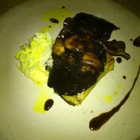 Smoked Field Mushroom
(My camera takes horrible pictures, but the dish was amazing and it looked really nice!) at Oak in Bath