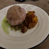 Plum sorbet. An unexpected highlight of the meal    at Oak in Bath