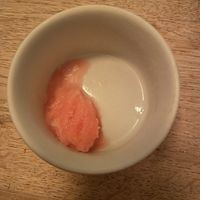 Sorbet pallet cleanser  at Oak in Bath