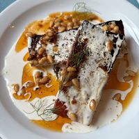 Wiltshire carrots, pine nut, harissa 
OAK Garden salad  at Oak in Bath