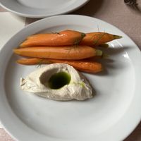 Pickled carrots, fermented cashew  at Oak in Bath