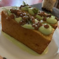 Panisse, aioli and lentils  at Oak in Bath