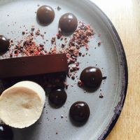 chocolate coffee pud at Oak in Bath