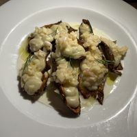 Jerusalem artichoke, ajo blanco, apple & shallot vinaigrette   at Oak in Bath