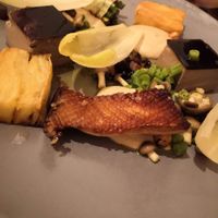 Mushrooms main course at Oak in Bath