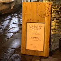 Entrance and sign at Oak in Bath