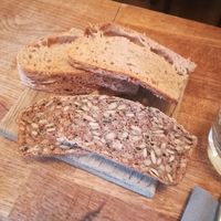 Sourdough and rye bread at Oak in Bath