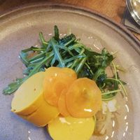 Carrot and Hazelnut pate at Oak in Bath