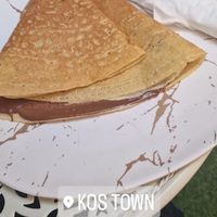 Vegan crepe with vegan Nutella at Crepa And You in Kos