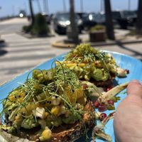 I am in love with the avocado bagel so much. I had a post again.  at Nalu Vida - Venice Beach in Los Angeles