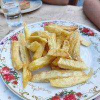 Patatas fritas at Taverna Stomio in Crete