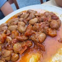 Judiones blancos al horno at Taverna Stomio in Crete