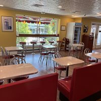 Inside seating   at Deborah Ann's Sweet Shoppe in Ridgefield