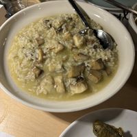 Risotto tartuffo without the parmesan cheese  at Agkira - Άγκυρα in Crete