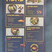 I asked & the vegan bao bun is a potato croquette in a bao bun. Decided not to get that. They wouldn’t sell the spring rolls separately, only as a side to the sushi bowl.   at Aarhus Street Food - Food Court in Aarhus