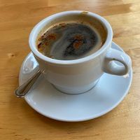 Coffee at POTE café-bar in Madrid