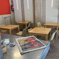 Interior space at POTE café-bar in Madrid