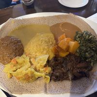 Vegan combo for 2 #Veganuary at Ghenet in Brooklyn