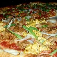 Half and half! at Sizzle Pie in Eugene