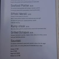 Grill menu - vegan souvlaki at Taverna Meraki in Leamington Spa