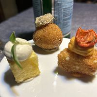 Some of the appetizers  at Soul Kitchen - Creatività Vegetale in Turin