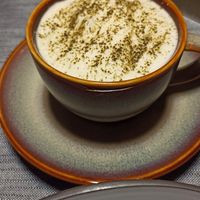 Cappuccino di asparagi (senza tartufo) at Soul Kitchen - Creatività Vegetale in Turin