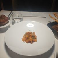 Sottilissimo di zucca antipasto (con pane di zucca e altro pane) at Soul Kitchen - Creatività Vegetale in Turin