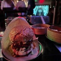 Vegan burger   at NEOShinjuku Atsushi in Tokyo