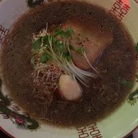Soy sauce ramen  at NEOShinjuku Atsushi in Tokyo