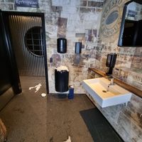 Messy toilets at Espresso House - Frederiksgade 5 in Aarhus