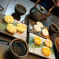 Mochi comes in many flavours, staff will explain which are vegan at Yes Sushi in Edinburgh