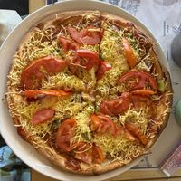 Vegetable pizza   at Gyros Chania in Crete