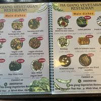 Menu  at Ha Giang Vegetarian Restaurant in Ha Giang