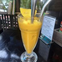 Mango smoothie  at Ha Giang Vegetarian Restaurant in Ha Giang