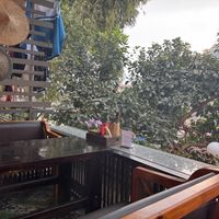 Patio seatingg  at Ha Giang Vegetarian Restaurant in Ha Giang