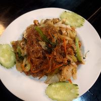 Veggie vermicelli at Ha Giang Vegetarian Restaurant in Ha Giang