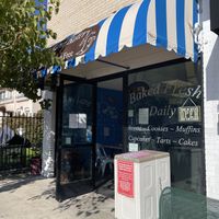 outside  at Starry Lane Bakery in San Diego