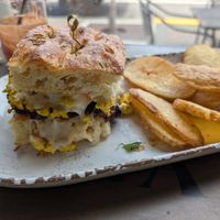 Breakfast sandwich at New Day Eatery in Port Angeles